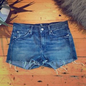 7 For All Mankind Denim Shorts